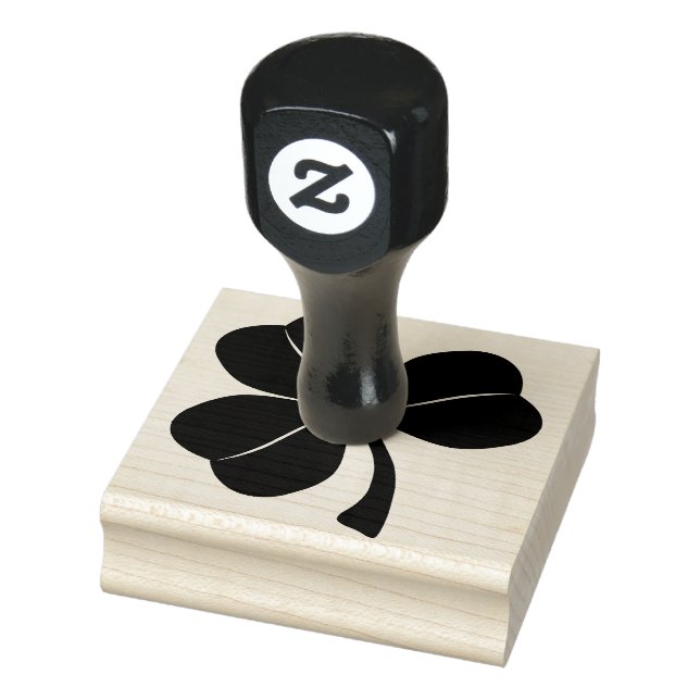Kleeblatt Gummistempel (Stempel)