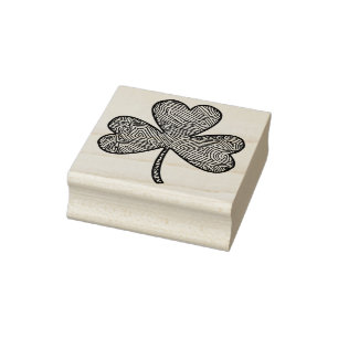 Kleeblatt Gummistempel
