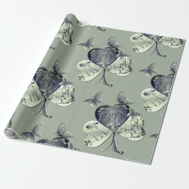 Kleeblatt "Happy St. Patrick's Day" Geschenkpapier