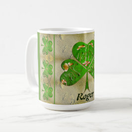 Kleeblatt "Happy St. Patrick's" Kaffeetasse