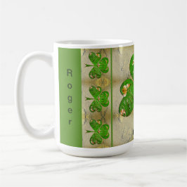 Kleeblatt "Happy St. Patrick's" Kaffeetasse
