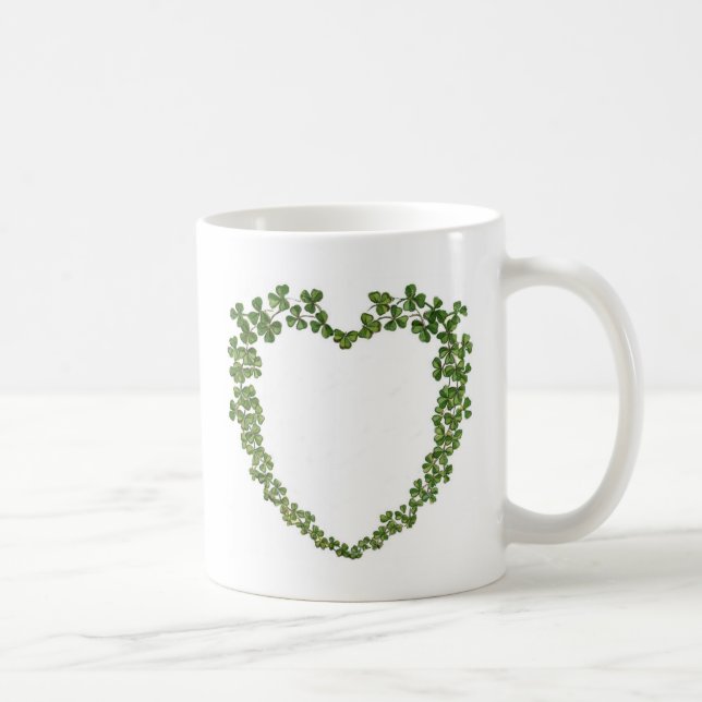 Kleeblatt-Herz Kaffeetasse (Rechts)