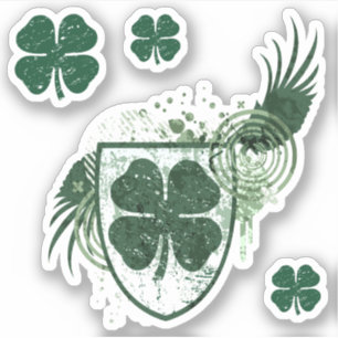 Kleeblatt Hi-Fi-Wappen Aufkleber