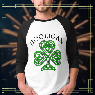 Kleeblatt Hooligan Funny St. Patrick's Day T-Shirt