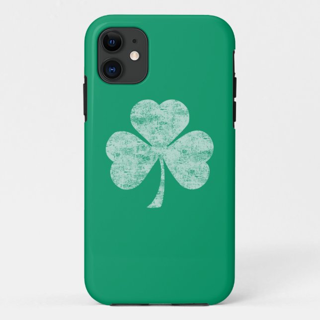 Kleeblatt iPhone Case (Rückseite)