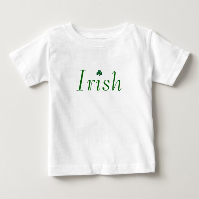 Kleeblatt, irisch baby t-shirt (Vorderseite)