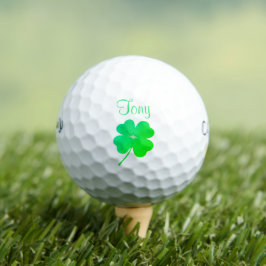 Kleeblatt Irish Green St Patricks Day Golf Balls Golfball