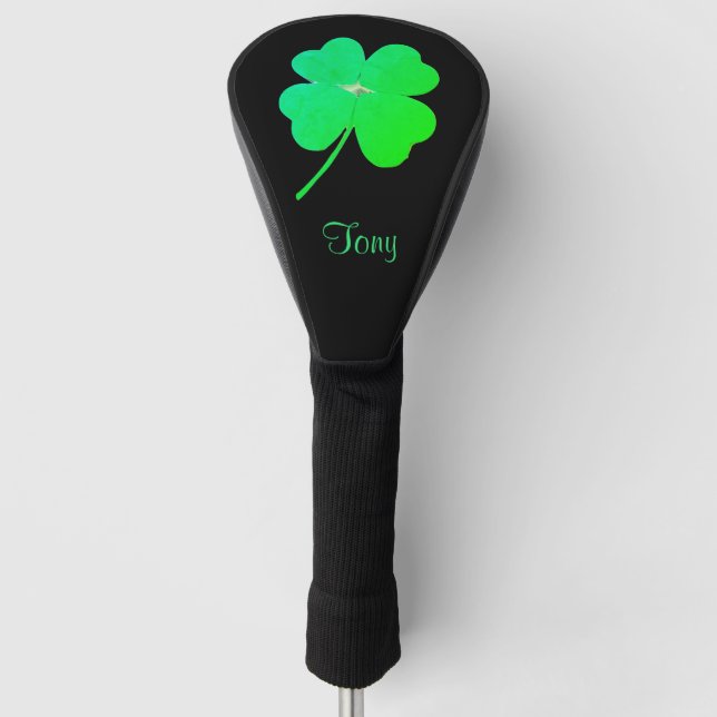 Kleeblatt Irish St. Patrick's Day 4Sean Golf Headcover (Vorderseite)