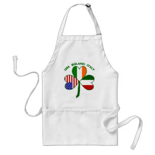 Kleeblatt Italien USA Irland Schürze