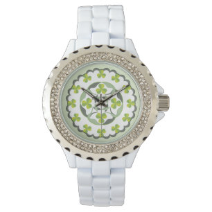 Kleeblatt Keltische Knöchel Armbanduhr