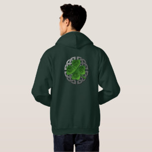 Kleeblatt - keltischer Knoten - 4 Evangelisten Hoodie
