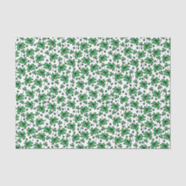 Kleeblatt-Klee-Muster Seidenpapier