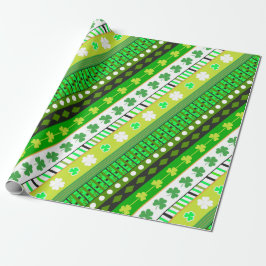 Kleeblatt, Klee Patrick's Day Geschenkpapier