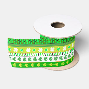 Kleeblatt, Klee Patrick's Day Satinband