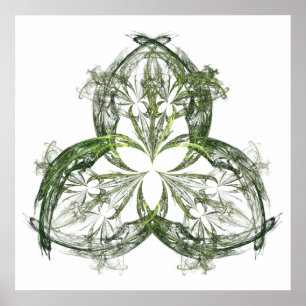 Kleeblatt Lace Poster