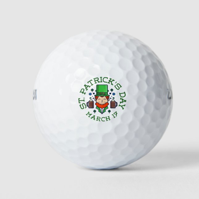 Kleeblatt leprechaun golfball (Vorderseite)
