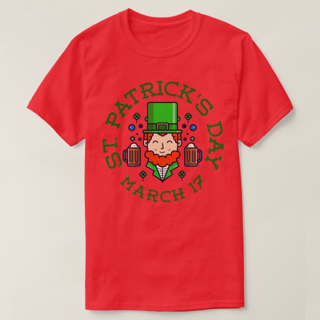 Kleeblatt leprechaun T-Shirt (Design vorne)