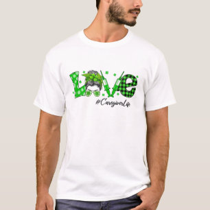 Kleeblatt Liebe Caregiver Life St Patricks Day Mes T-Shirt