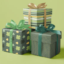 Kleeblatt & Lines Festivals Grün/Gelb Set 3