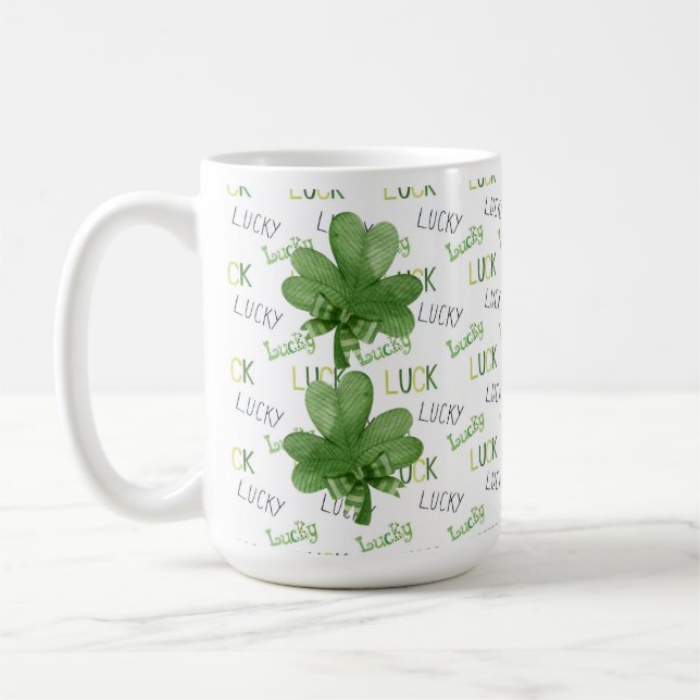 Kleeblatt Lucky Coffee Tasse (Links)