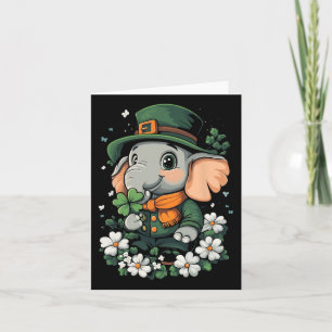 Kleeblatt Mädchen Jungen Kinder Leprechaun St. Pat Karte
