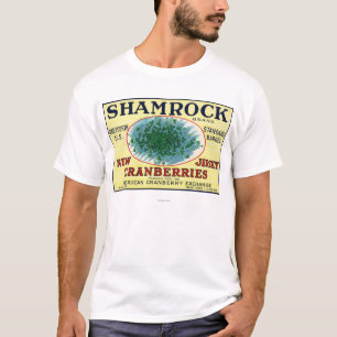 Kleeblatt-Marken-Moosbeeraufkleber T-Shirt