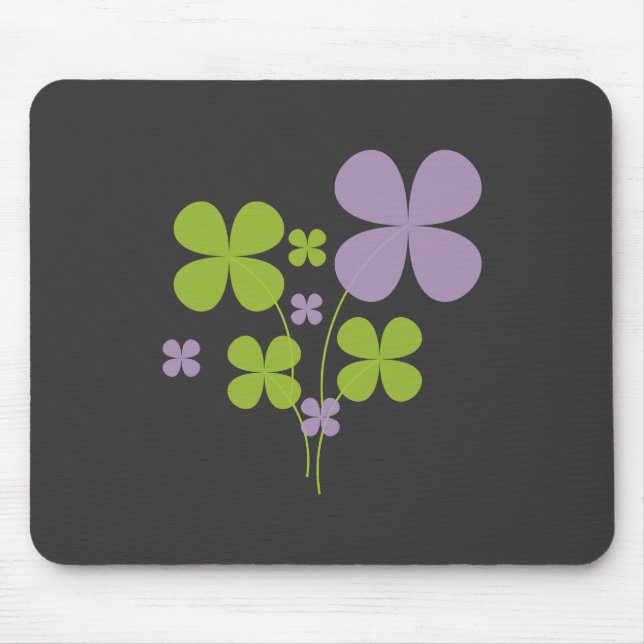 Kleeblatt-Mauspad Mousepad (Vorne)