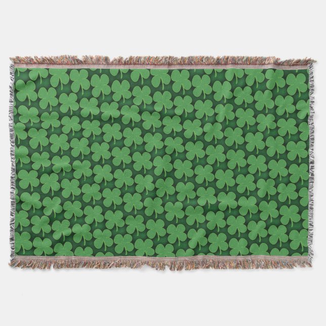 Kleeblatt Muster Decke (Vorderseite)