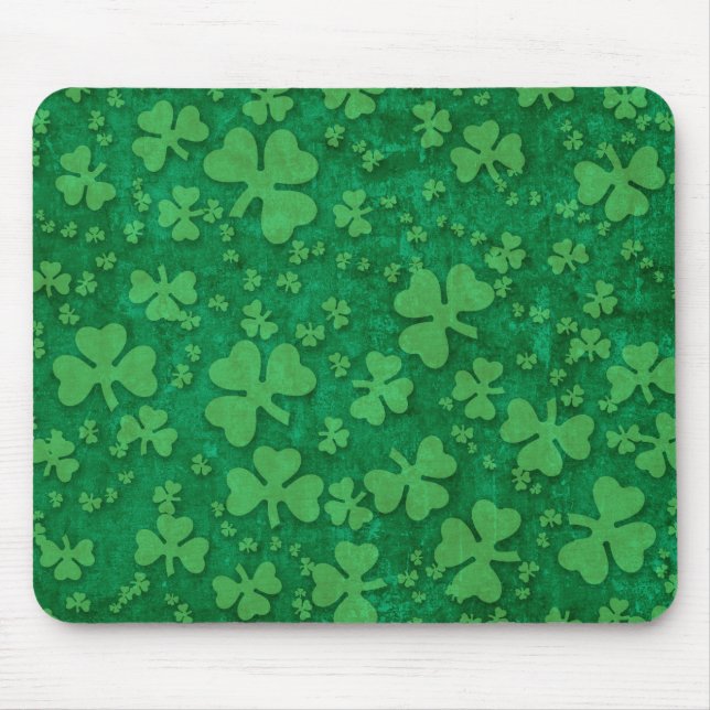 Kleeblatt Muster Mousepad (Vorne)