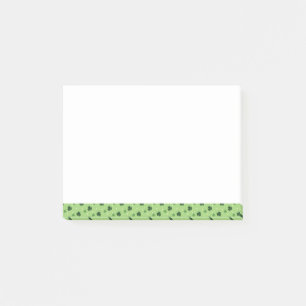 Kleeblatt-Muster Postit-Hinweise Post-it Klebezettel
