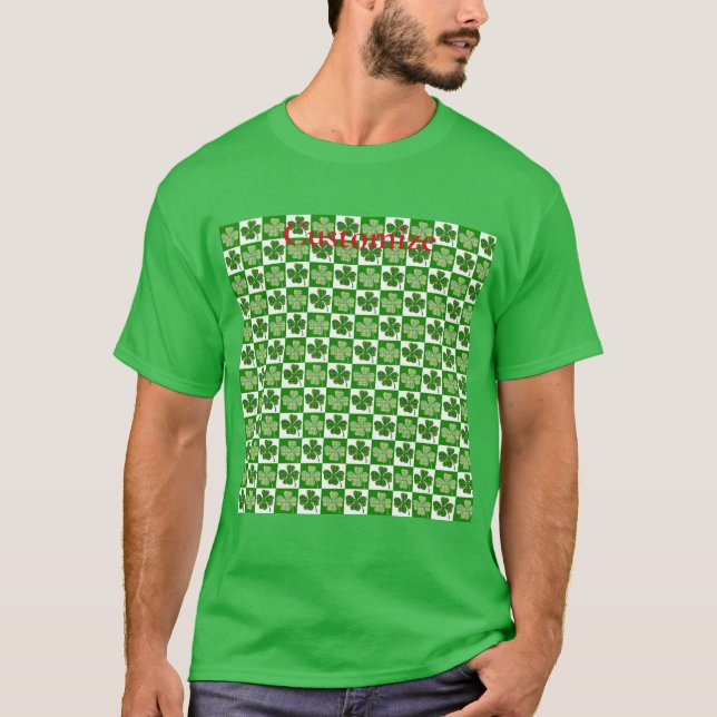 Kleeblatt Muster Thunder_Cove T-Shirt (Vorderseite)