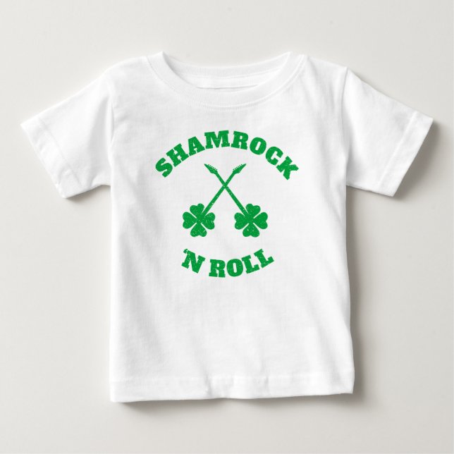 Kleeblatt 'n Roll Grunge Baby T-shirt (Vorderseite)