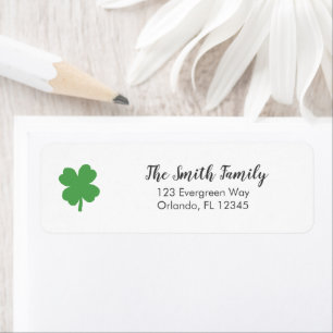 Kleeblatt Painting Art Address Label