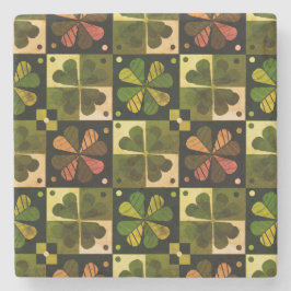 Kleeblatt-Prüfplatinenmuster Steinuntersetzer