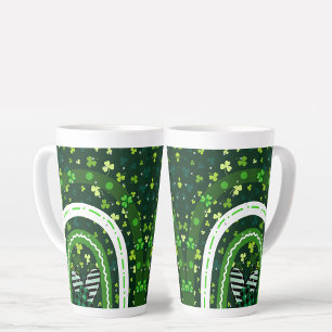 Kleeblatt Rainbow St Patrick's Day Green Milchtasse