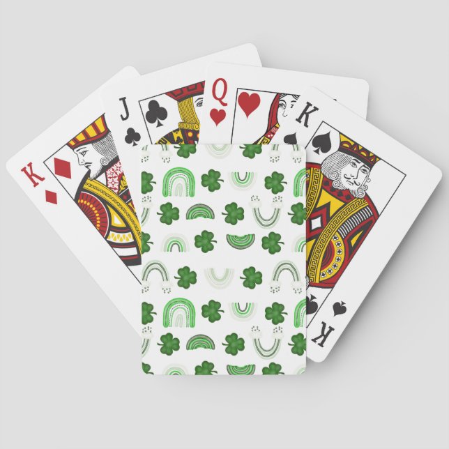 Kleeblatt Rainbows Spielkarten (Rückseite)