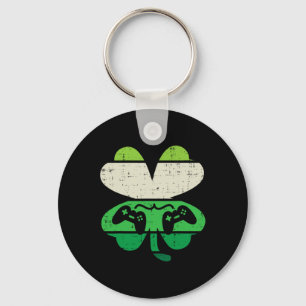 Kleeblatt Retro St Patricks Day Boys Men Girl Schlüsselanhänger