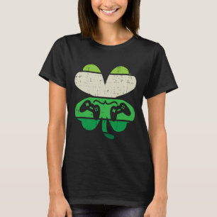 Kleeblatt Retro St Patricks Day Boys Men Girl T-Shirt
