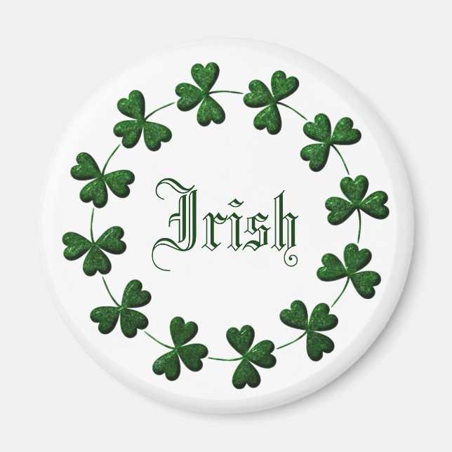 Kleeblatt Ring Irish Magnet (Vorne)