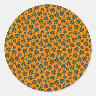 Kleeblatt Runder Aufkleber