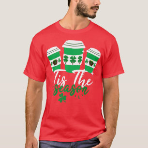 Kleeblatt schütteln Dies The Season Coffee Happy S T-Shirt