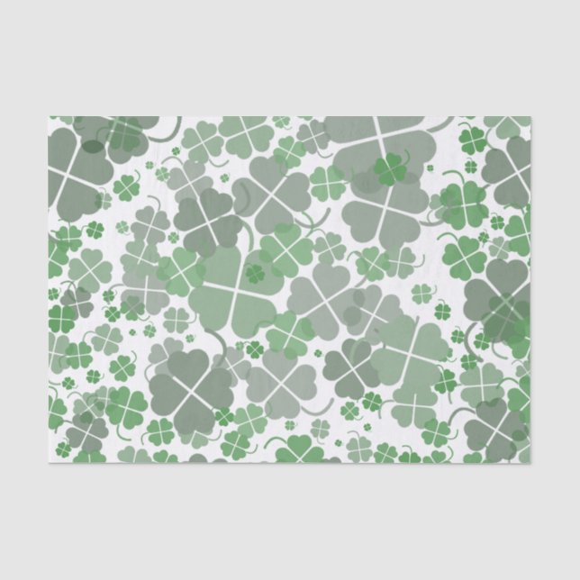Kleeblatt Seidenpapier (Vorderseite)