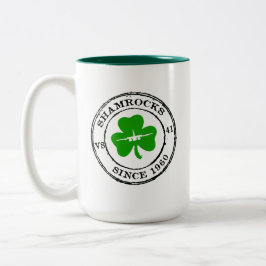 KLEEBLATT SEIT 1960 ZWEIFARBIGE TASSE