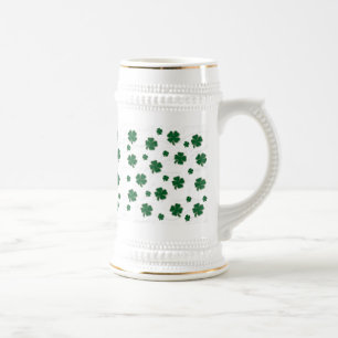 Kleeblatt Snowflake Stein Bierglas