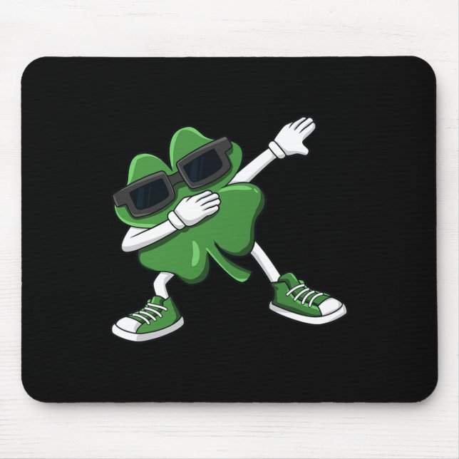 Kleeblatt St Patrick's Day Fun Boys Girls K Mousepad (Vorne)