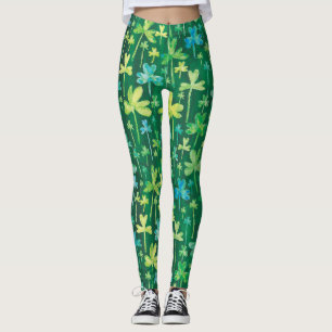 Kleeblatt St. Patrick's Day Grüne Leggings