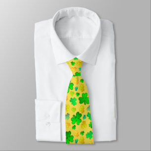 Kleeblatt St. Patrick's Day Krawatte