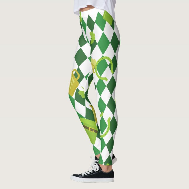 Kleeblatt St. Patrick's Day Leggings (Links)