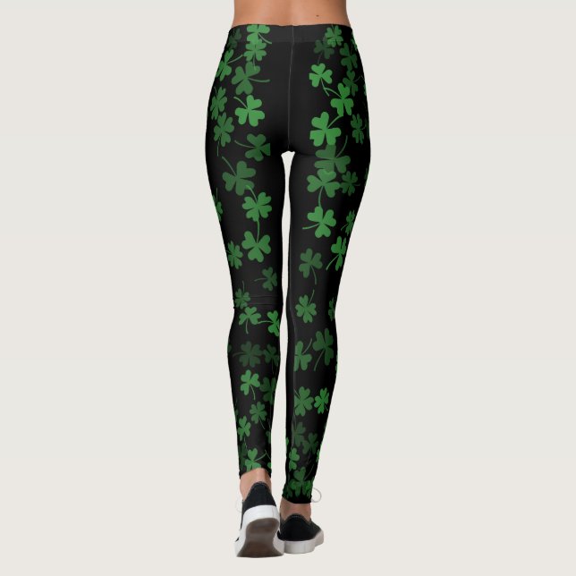 Kleeblatt St. Patrick's Day Leggings (Rückseite)