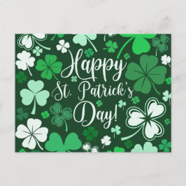 Kleeblatt St. Patrick's Day Postkarte